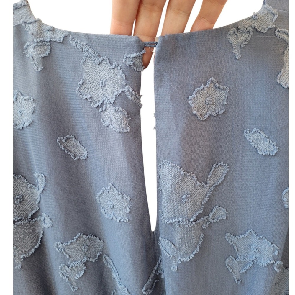 BALTIC BORN XL Blue June Smocked Midi Dress Women - Picture 12 of 15